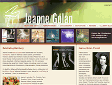 Tablet Screenshot of jeannegolan.com